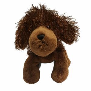 Ganz Webkinz Brown Dog 9" Plush Puppy Shaggy Stuffed Animal Toy HM195 NO CODE